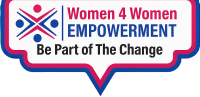 W4WE charity logo – Women for Women Empowerment UK, supporting hygiene dignity, refugee women, and low-income families in Southwark, Lambeth, and Lewisham